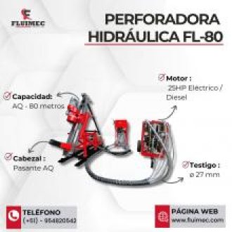 Perforadora FL-80 equipo diamantina